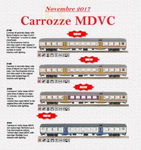 Vitrains Novità disponibili Carrozze MDVC Nov2017