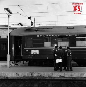 Cremlino Express Mosca Roma Anni sessanta carrozza partenza