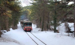 Treno Storico D445 Neve Sulmona