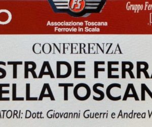 Locandina Conferenza Strade Ferrate della Toscana Orizzontale