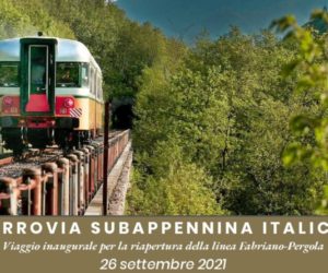 Treno storico riapertura linea Fabriano Pergola 26 settembre 2021