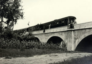 Lucca - Inaugurazione Lucca-Viareggio ricostruita-1946