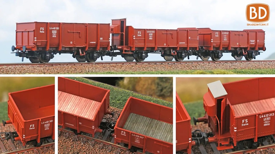 MODELLISMO | Acme consegna due nuovi set di carri merci: tipo L di vario tipo e tipo EEc con garitta